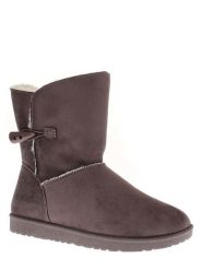 ISLAND BOOT Botki zimowe "Emmy" w kolorze antracytowym rozmiar: 40. Czarne botki Island Boot, na zimę, bez wzorów, z materiału, bez obcasa, bez zapięcia. Za 127.95 zł.