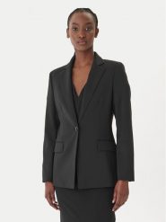 HUGO Marynarka Atana-2 50516447 Czarny Regular Fit. Czarne marynarki i żakiety Hugo, bez wzorów, z syntetyku. Za 1,249.00 zł.