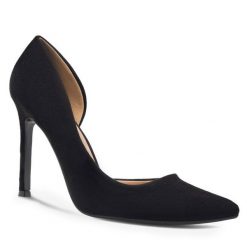 Szpilki Nine West. Czarne szpilki Nine West, bez wzorów, bez obcasa, na szpilce, bez zapięcia. Za 229.99 zł.