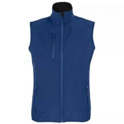 Ocieplacz Damski Falcon Softshell Zapinany Na Zamek Błyskawiczny. Niebieskie kurtki sportowe SOL'S, s, bez wzorów, z softshellu, bez kaptura, trekkingowe. Za 222.99 zł.