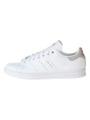 Adidas Skórzane sneakersy "Stan Smith" w kolorze białym rozmiar: 40 2/3. Białe trampki Adidas, bez wzorów, bez zapięcia. Za 325.79 zł.