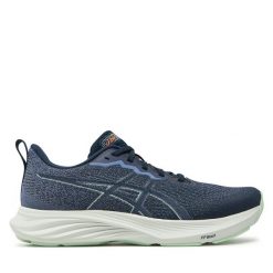 Buty do biegania Asics. Niebieskie obuwie sportowe Asics, bez zapięcia, do biegania. Za 349.99 zł.