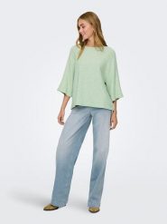 JDY Sweter "Elanora" w kolorze zielonym rozmiar: XS. Zielone swetry JDY, xs, bez wzorów, bez ramiączek. Za 79.40 zł.