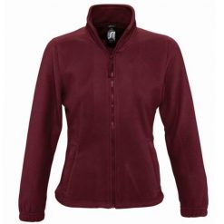 Damska Bluza Polarowa North Fleece Jacket. Brązowe bluzy SOL'S, na zimę, s, bez wzorów, z polaru, bez kaptura. Za 131.99 zł.