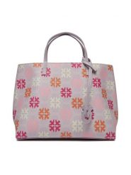 Pinko Torebka Carrie Shopper Classic PE 24 PLTT 102833 A1EM Fioletowy. Fioletowe shopper Pinko, bez wzorów, ze skóry, bez dodatków. Za 1,459.00 zł.