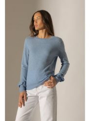 Perfect Cashmere Kaszmirowy sweter "Luing" w kolorze błękitnym rozmiar: XL. Niebieskie swetry Perfect Cashmere, xl, bez wzorów, z kaszmiru, bez ramiączek. Za 245.96 zł.
