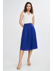 Nife Spódnica w kolorze niebieskim rozmiar: 38. Niebieskie spódnice Nife, bez wzorów, midi. Za 183.15 zł.