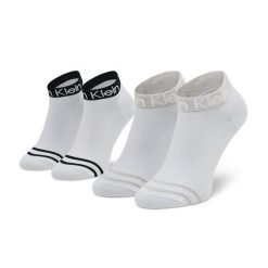 Skarpety krótkie Calvin Klein. Białe skarpety Calvin Klein, bez wzorów. Za 59.99 zł.