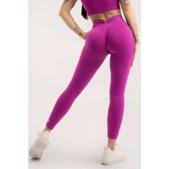 Legginsy fitness damskie Gym Glamour deep push up 2.0. Czerwone legginsy GYM GLAMOUR, xs, bez wzorów. Za 169.99 zł.
