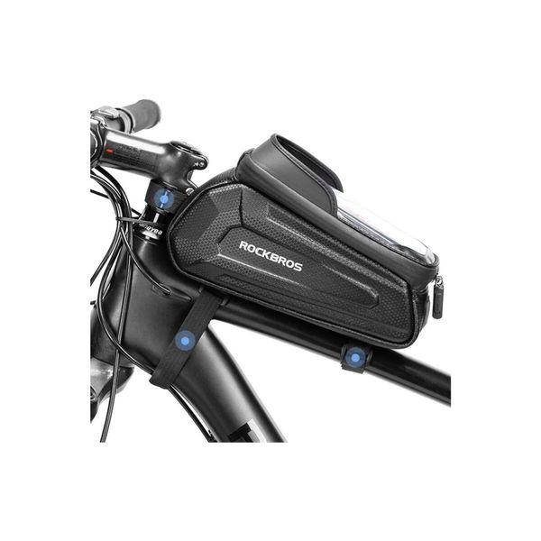 Torba rowerowa Mobicase 1,7L. Czarne torby na ramię ROCKBROS, bez wzorów, na ramię, bez dodatków. Za 94.99 zł.