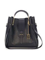 Lucca Baldi Skórzana torebka "Vinci" w kolorze czarnym - 33 x 28 x 13 cm rozmiar: onesize. Czarne torby na laptopa Lucca Baldi, bez wzorów, z materiału, na ramię, bez dodatków. Za 398.45 zł.