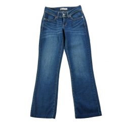 Levi Strauss damskie jeansy 529 Curvy bootcut. Niebieskie jeansy Levi's®, l, bez wzorów. Za 127.76 zł.