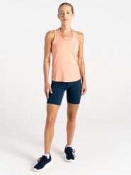 Dare 2b Top sportowy "Modernize II Vest" w kolorze brzoskwiniowym rozmiar: 36. Pomarańczowe koszulki sportowe Dare 2b, bez wzorów, z materiału, bez ramiączek, outdoorowe. Za 74.81 zł.