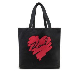 Torebka KARL LAGERFELD. Czarne torebki klasyczne KARL LAGERFELD, bez wzorów, bez dodatków. Za 209.99 zł.