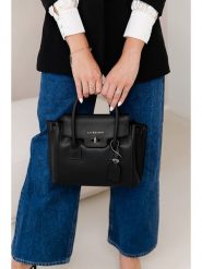 Lia Biassoni Skórzana torebka w kolorze czarnym - 30 x 23 x 11 cm rozmiar: onesize. Czarne torby na ramię Lia Biassoni, bez wzorów, z materiału, przez ramię, bez dodatków. Za 340.18 zł.