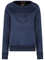 Maison Montaigne Bluza "Fimosai" w kolorze granatowym rozmiar: S. Niebieskie bluzy Maison Montaigne, s, bez wzorów, bez kaptura. Za 96.83 zł.