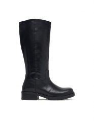 Vagabond Shoemakers Kozaki Karlie 6115-001-20 Czarny. Czarne kozaki Vagabond Shoemakers, ze skóry, bez obcasa, na płaskiej podeszwie, bez zapięcia. Za 1,169.00 zł.