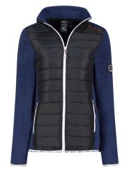 Geographical Norway Kurtka polarowa w kolorze granatowo-czarnym rozmiar: XXL. Czarne swetry Geographical Norway, xxl, bez wzorów, z polaru, bez ramiączek. Za 110.04 zł.