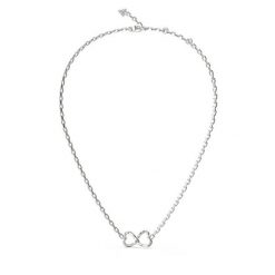 Naszyjnik Guess. Szare naszyjniki Guess, srebrne. Za 179.99 zł.