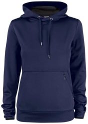 Clique Oakdale Women bluza z kapturem funkcjonalna z poliestru. Niebieskie bluzy CLIQUE, l, bez wzorów, z kapturem. Za 221.81 zł.