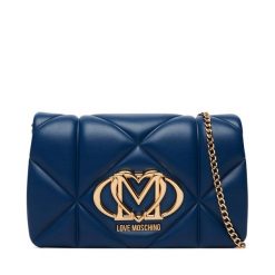 Torebka LOVE MOSCHINO. Niebieskie torebki klasyczne Love Moschino, bez wzorów, bez dodatków. Za 789.99 zł.