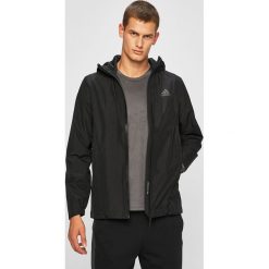 Adidas Performance - Kurtka. Czarne kurtki adidas Performance, na zimę, l, bez wzorów, z materiału, z kapturem, ClimaProof (Adidas). Za 399.90 zł.