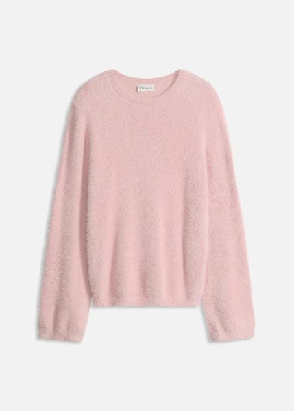 Miękki sweter z szerokimi rękawami. Niebieskie swetry bonprix, bez wzorów, bez ramiączek. Za 129.99 zł.