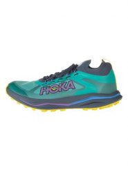HOKA ONE ONE Buty "Zinal 2" w kolorze żółto-turkusowym do biegania rozmiar: 41 1/3. Żółte obuwie sportowe Hoka One One, z materiału, bez zapięcia, do biegania. Za 435.87 zł.