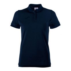 Koszulka polo do tenisa damska Joma Bali II. Niebieskie koszulki polo Joma, l, bez wzorów, z bawełny, bez kołnierzyka, bez ramiączek. Za 116.00 zł.