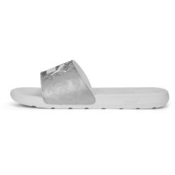 Klapki damskie Puma Cool Cat 20 Wns. Szare klapki Puma, bez wzorów, z materiału, bez obcasa. Za 128.00 zł.