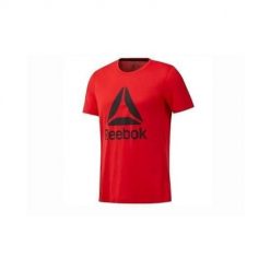 Koszulka sportowa damska Reebok 0 Tee BL. Czerwone koszulki sportowe Reebok, bez wzorów, bez ramiączek. Za 138.00 zł.