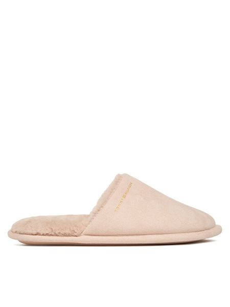 Tommy Hilfiger Kapcie Soft House Shoe FW0FW08853 Różowy. Czerwone obuwie domowe TOMMY HILFIGER, bez wzorów, z materiału, bez zapięcia. Za 169.99 zł.