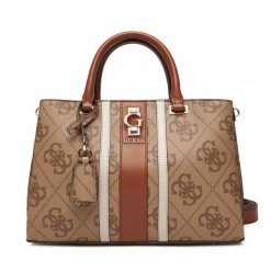 Torebka Guess. Brązowe torebki klasyczne Guess, z aplikacjami, bez dodatków. Za 579.99 zł.