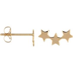 OR ÉCLAT Złote kolczyki-wkrętki "Andromède" rozmiar: onesize. Żółte kolczyki OR ÉCLAT, złote. Za 304.99 zł.