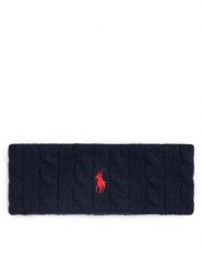 Polo Ralph Lauren Opaska 455981426004 Granatowy. Niebieskie rękawiczki Polo Ralph Lauren, bez wzorów, z materiału. Za 659.99 zł.