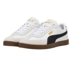 Zamszowe Buty Sportowe Damskie Club II Era. Białe obuwie sportowe Puma, z zamszu, bez zapięcia, trekkingowe. Za 324.99 zł.
