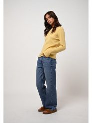 AUTHENTIC CASHMERE Kaszmirowy sweter "Criou" w kolorze żółtym rozmiar: XL. Żółte swetry AUTHENTIC CASHMERE, xl, bez wzorów, z kaszmiru, bez ramiączek. Za 366.35 zł.