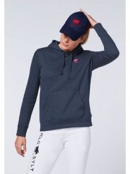 Polo Sylt Bluza w kolorze granatowym rozmiar: XS. Niebieskie bluzy Polo Sylt, xs, bez wzorów, z bawełny, z kapturem. Za 78.66 zł.