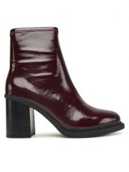 Aldo Botki Xiomara 14116562 Czarny. Czarne botki Aldo, bez wzorów, ze skóry, bez obcasa, na słupku, bez zapięcia. Za 529.99 zł.