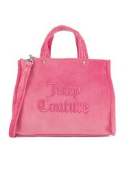 Juicy Couture Torebka BIJXT8701WPO Różowy. Czerwone torebki klasyczne Juicy Couture, bez wzorów, z materiału, bez dodatków. Za 349.99 zł.