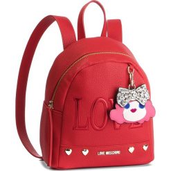 Plecak LOVE MOSCHINO - JC4254PP07KH0500 Rosso. Czerwone plecaki Love Moschino, bez wzorów, ze skóry ekologicznej. W wyprzedaży za 519.00 zł.