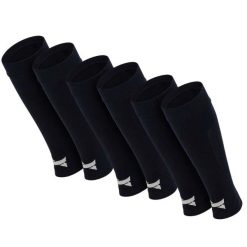 Getry Piłkarskie Bez Stopy Pro - 6 par - Granatowy. Niebieskie legginsy sportowe XTREME SOCKSWEAR, bez wzorów, z materiału, na fitness i siłownię. Za 210.49 zł.