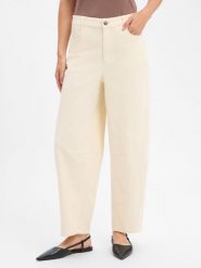 Soyaconcept® Jeansy Barrel - Bess 4-c Kobiety Bawełna beżowy, 36. Brązowe jeansy s, bez wzorów. Za 349.95 zł.