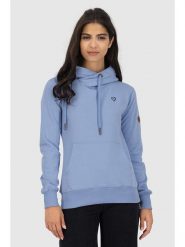 Alife and kickin Bluza "Sarah" w kolorze niebieskim rozmiar: XS. Niebieskie bluzy Alife and Kickin, xs, bez wzorów, z bawełny, z kapturem. Za 104.89 zł.