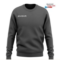Bluza z Kapturem Givova Polarfleece 2XL - Ciepła i Oddychająca. Szare bluzy sportowe Givova, xl, bez wzorów, z poliesteru, z kapturem. Za 162.99 zł.