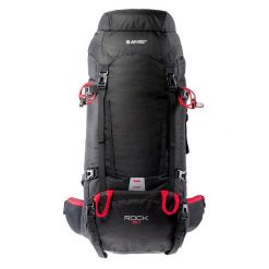 Plecak Turystyczny Rock 50L. Czarne plecaki Hi-tec, bez wzorów. Za 386.99 zł.