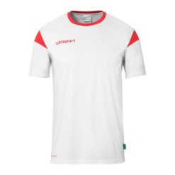Koszulka Uhlsport Squad 27. Białe bluzki Uhlsport, xl, bez wzorów, z dżerseju, sportowe, bez kołnierzyka, bez ramiączek. Za 122.50 zł.