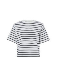 Msch Copenhagen Bluza - MMNima Kobiety Materiał dresowy biały|niebieski, S/M. Białe bluzy MSCH Copenhagen, m, bez wzorów, z dresówki, bez kaptura. Za 179.95 zł.