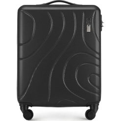 Walizka kabinowa 56-3A-571-10. Czarne walizki Wittchen, bez wzorów, małe. Za 349.90 zł.