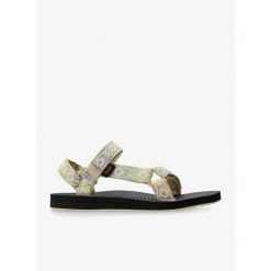 Sandały turystyczne damskie Teva Original Universal Sunscape. Zielone sandały Teva, bez wzorów, sportowe, bez obcasa, bez zapięcia. Za 266.99 zł.